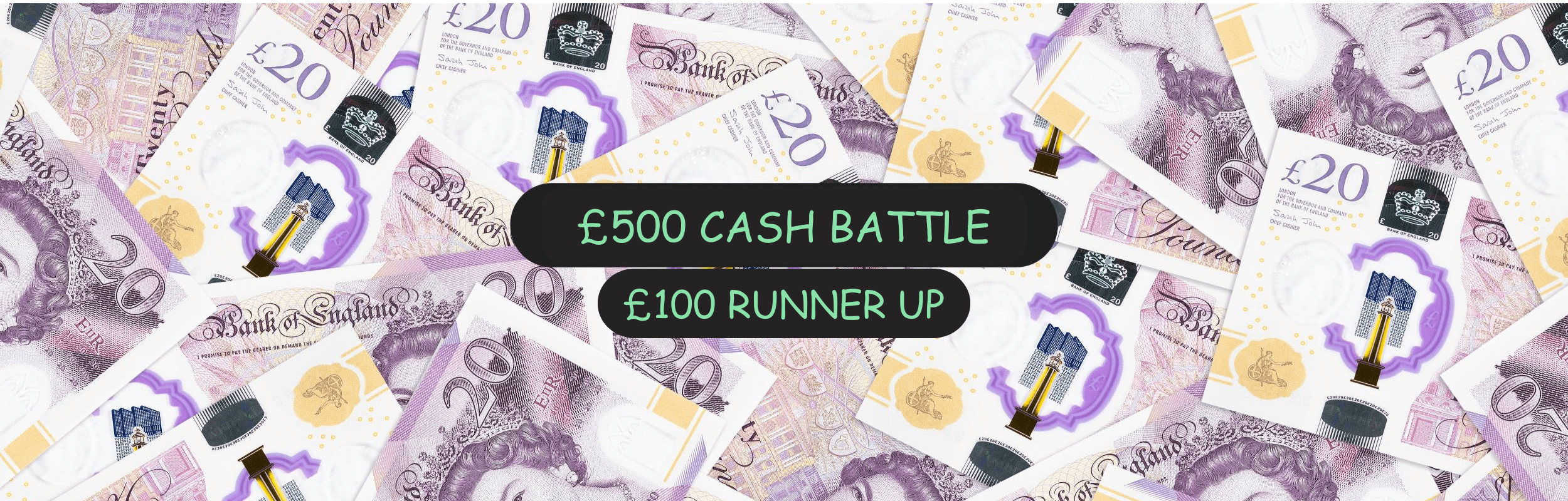 £500 CASH BATTLE - £100 RUNNER UP - Beat The Odds Competitions